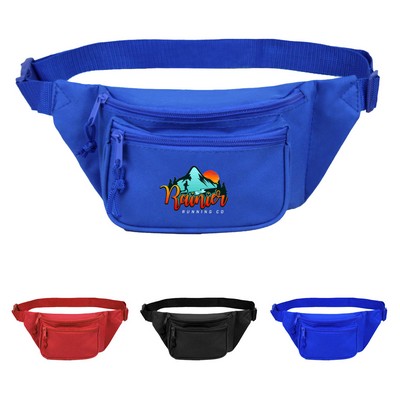 Deluxe 3 Pockets Fanny Pack