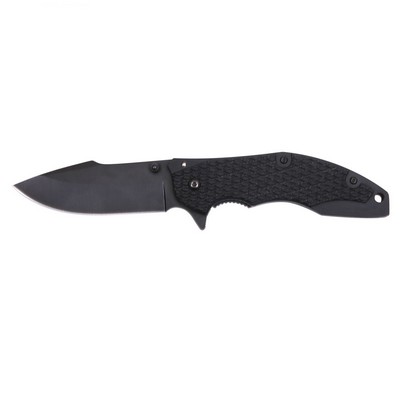 Black Assisted Opening Folding Knife