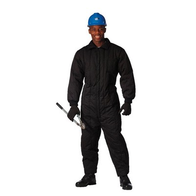 Adult Black Insulated Coveralls (5XL)