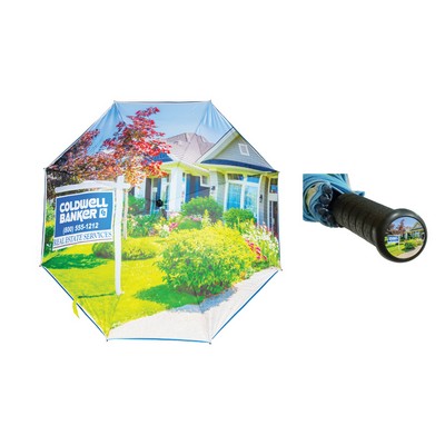 Single Canopy Golf Logo or Photo Design Photobrella