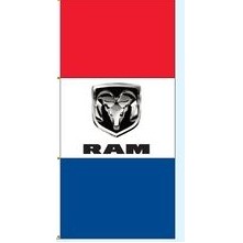 Single Face Dealer Interceptor Drape Flags (Ram®)