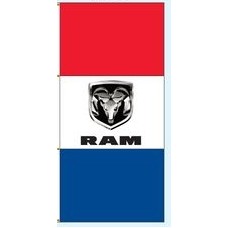 Double Face Dealer Interceptor Drape Flags (Ram®)