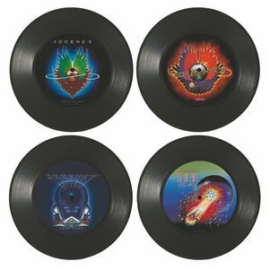 1-Sided Mini Record Coasters - Bulk