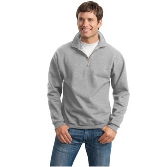 Jerzees® Super Sweats® 1/4 Zip Sweatshirt w/Cadet Collar