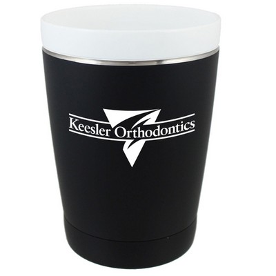 12 Oz. Black CeramiSteel Double-Wall Stainless Vacuum Tumbler