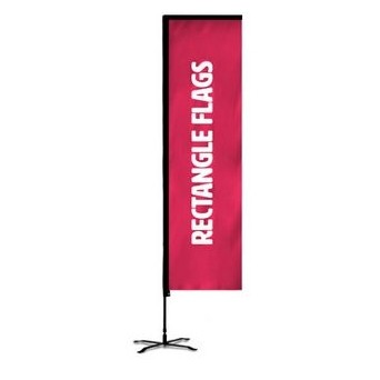 Rectangle Feather Flags (Small, Double Sided)