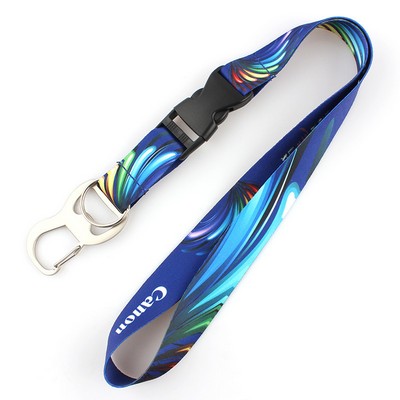 Lanyard & Bottle Opener w/Removable Buckle