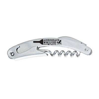 True® Curve Stainless Steel Waiter's Corkscrew