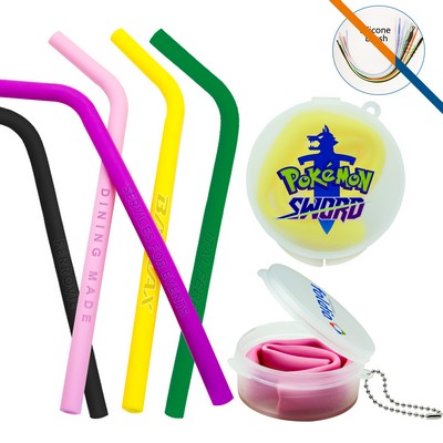 Coastal Silicone Straw