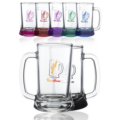 16.25 Oz Bruselas Glass Beer Tankards