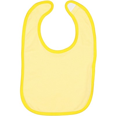 Rabbit Skins Infant Contrast Trim Bib