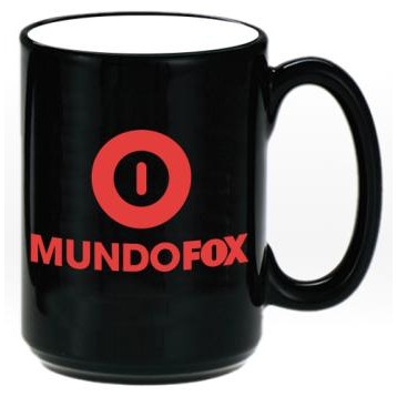 15 Oz. 2 Tone El Grande Mug (Black Exterior)