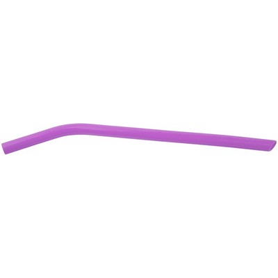 10" Purple Large Silicone Straw