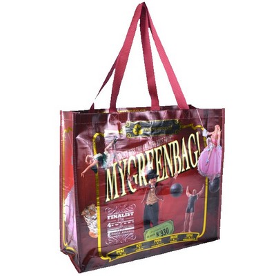 Laminated Shopper Bag (14"x 16"x 6")