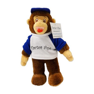 Custom Plush Ape with T-Shirt and Cap