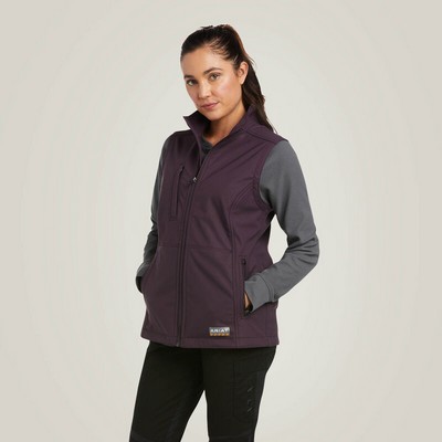 Ariat® Women's Plum Perfect Rebar® Stretch Canvas Softshell Vest