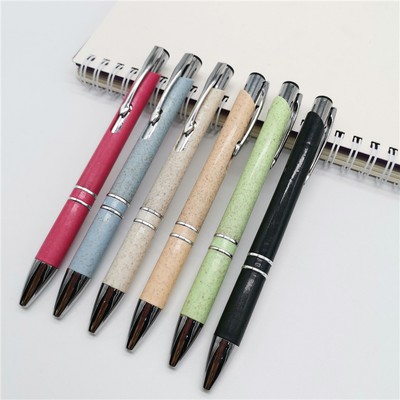 Eco Friendly Wheat Straw Promotional Ballpoint Pen