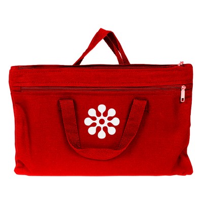 Qtees Canvas Document Bag