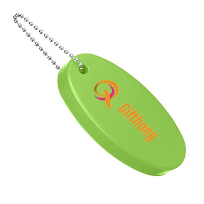 Oval Floater Foam Keychain