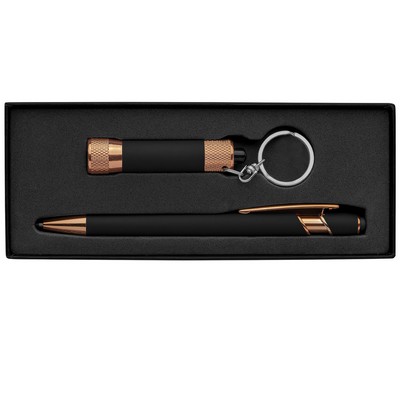 Ellipse & Chroma Softy Rose Gold Classic Ribbon Gift Set - ColorJet