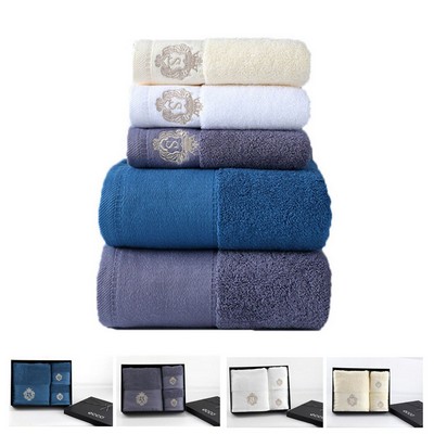 3 Piece Cotton Luxurious Bath Set