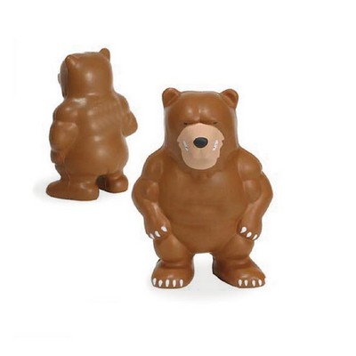 Standing Bear Mascot Shaped Stress Reliever