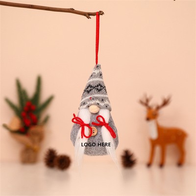 Christmas Gnome Ornaments With Bowknots