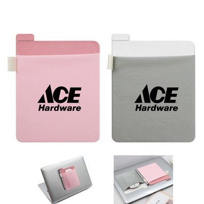 Square Adhesive Wireless Mouse Holder Sticker with Pen Holder