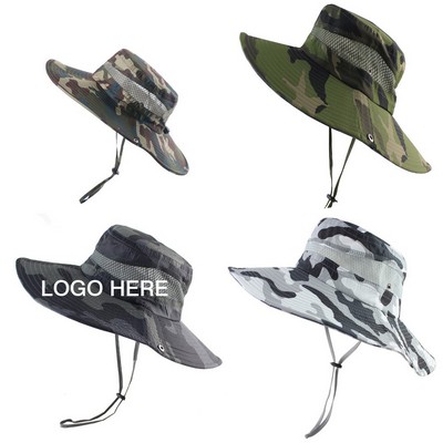 Breathable Wide Brim Boonie Hat