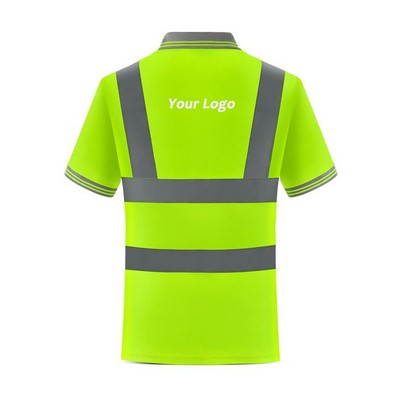 High Visibility Reflective Construction Safety T Shirt