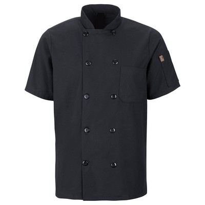 Red Kap® Men's Short Sleeve Chef Coat w/OilBlok & Mimix™