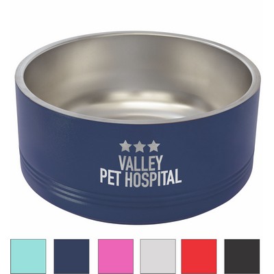 64 Oz. Polar Camel® Stainless Steel Pet Bowl