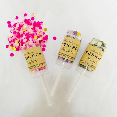 Push Pop Confetti Popper Cannon