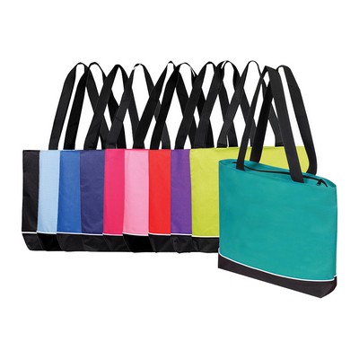 Zipper Shoulder Tote