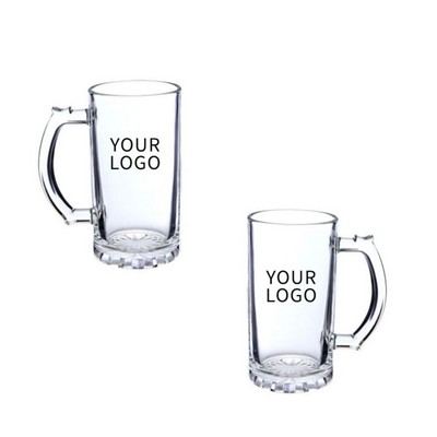 Sports Beer Glass Mug, 16 oz.