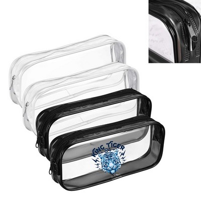 Clear PVC Pencil Pouch Big Capacity Makeup bag