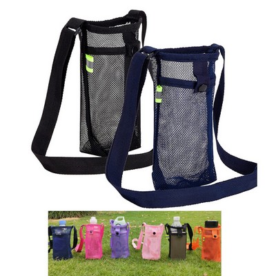 Adjustable Shoulder Strap Beach Bottle Bag