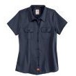 Dickie's® Women's Short Sleeve Work Shirt - Dark Navy Blue