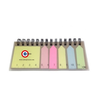 Pocket Jotter with Sticky Flags