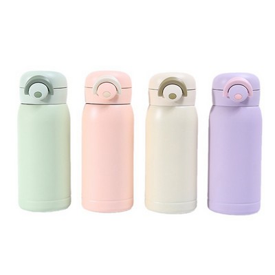 12 Oz. Stainless Steel Insulated Vacuum Bouncy Water Bottle