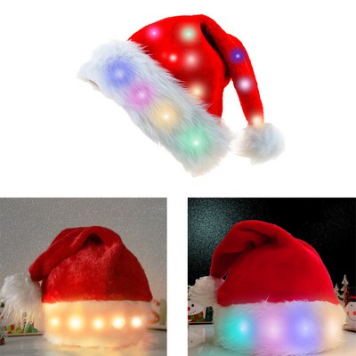 Christmas Santa Hat LED Lights-BLANK