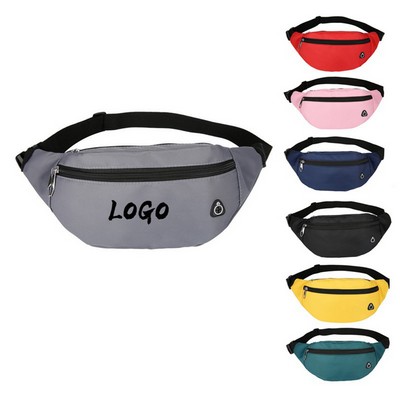 Sport Waist Bag with Earphone Hole