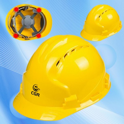 Logo-Printed Reinforced Safety Helmets