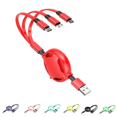 Retractable Multi-function Data Cable