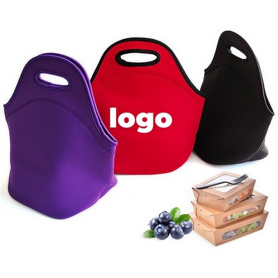 Zippered Neoprene Lunch Bag