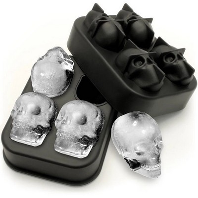 3D Skull Ice Cube Mold Tray