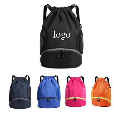 Waterproof Basketball Sports Drawstring Backpack