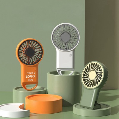 Rechargeable Mini Handheld Fan Phone Holder