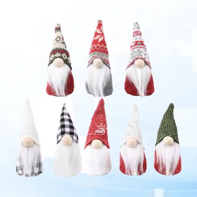 Christmas Gnome Ornaments with Decorative Bowknots