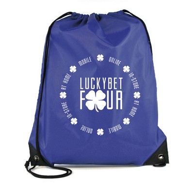 Polyester Drawstring Backpack ( 14" x 18" )